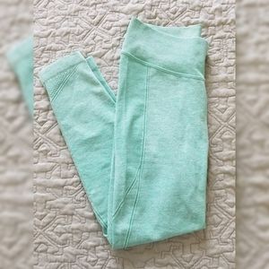 Women's Seamless High-Waisted Leggings Green M